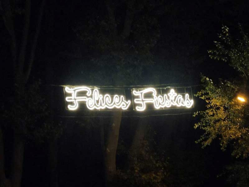 Decoración navidad felices fiestas