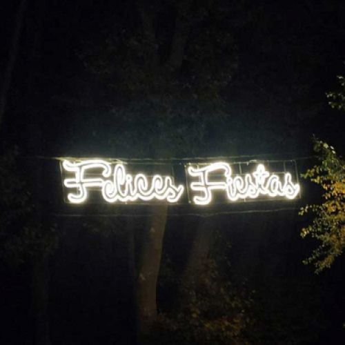 Decoración navidad felices fiestas